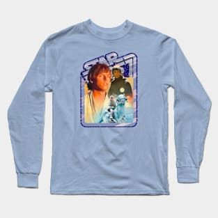 Hero (Blue Starfield, original border) Long Sleeve T-Shirt